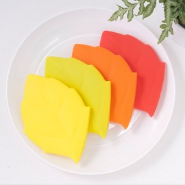 Portable Leaves Silicone Cup Outdoor Folding Water Travel BBQ Supplies