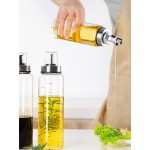 Portable Oil Dispenser Seasoning Bottles Dispenser With Scale Sauce Bottle Glass Storage Bottles