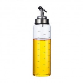 Portable Oil Dispenser Seasoning Bottles Dispenser With Scale Sauce Bottle Glass Storage Bottles