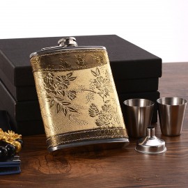 Portable Stainless Steel Hip Flask Wine Bottle Travel Whiskey Vodka Alcohol Liquor Flagon Male Mini Bottle