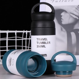 Portable Vacuum Insulation Cup With Filter Stainless Steel Mug Student Office Coffee Mug