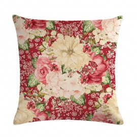 Retro Pattern Series Linen Pillow Cover Cushion Cover