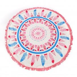 Round Mandala Beach Towels Tapestry Wall Hanging Throw Towel Beach Yoga Mat Decor