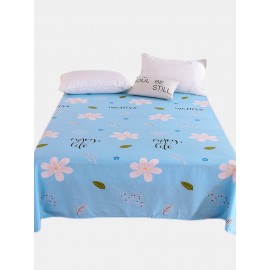 Small Fresh Pure Cotton Flower Print Bedroom Single Sheets