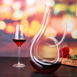 Snail Wine Pouring Tool Transparent Crystal Glass Wine Decanter Creative Shape Barware Set