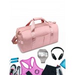 Solid Color Memory Cloth Material Waterproof Sports Fitness Storage Bag Portable Travel Storage Bag