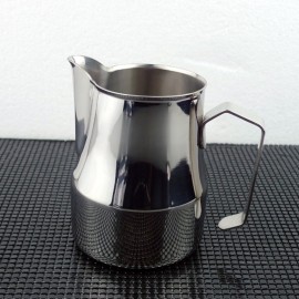 Stainless Steel Frothing Coffee Pitcher Milk Coffee Milk Jug Silver