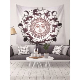 Sun Moon Mandala Pattern Tapestry Wall Hanging Tapestries Living Room Bedroom Decoration