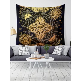 Sun Moon Mandala Pattern Tapestry Wall Hanging Tapestries Living Room Bedroom Decoration