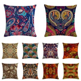 Texture Pattern 45*45cm Cushion Cover Linen Throw Pillow Home Decoration Decorative Pillowcase