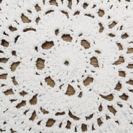 Vintage Style Cotton Placemat Yarn Hand Crochet Lace Doily