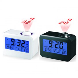 Voice-activated Projection Clock Fashion Electronic Alarm Clock Student Child Old Man Mute Bedside Smart Clock Person Clock