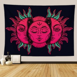 Wall Hanging Moon And Sun Mandala Tapestry Bohemian Bedspread Decoration