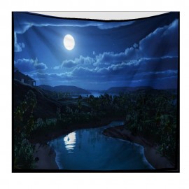 Wall Hanging Nordic Night Sky Tapestry Beautiful Night Sky Tapestry Forest Starry Night Tapestries