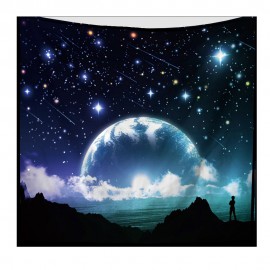 Wall Hanging Nordic Night Sky Tapestry Beautiful Night Sky Tapestry Forest Starry Night Tapestries