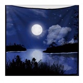 Wall Hanging Nordic Night Sky Tapestry Beautiful Night Sky Tapestry Forest Starry Night Tapestries