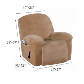 Waterproof Recliner Couch Cover All-inclusive Sofa Cover Seat Elasticity Stretch Anti-slip Furniture Slipcovers Chair Protector