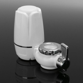 White Tap Faucets Water Filter Washable Ceramic Faucets Mount Water Purifier