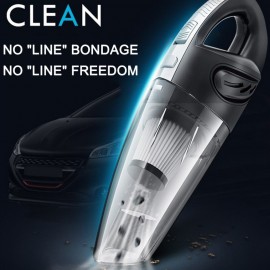 Wireless Vacuum Cleaner Led Light 120w High Power Dry Wet Portable Handheld Cordless Car Vacuum